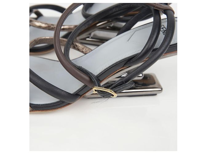 Fendi Primeras Sandalias de Tacón Tamaño Multicolor - vista 7