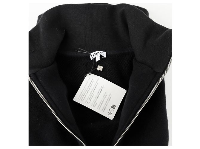 Loewe Zip-Up Sweatshirt Size Black - view 14