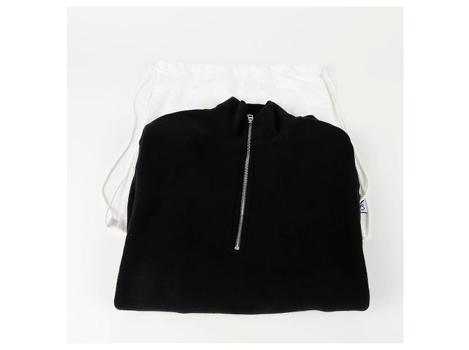 Loewe Zip-Up Sweatshirt Size Black - view 3