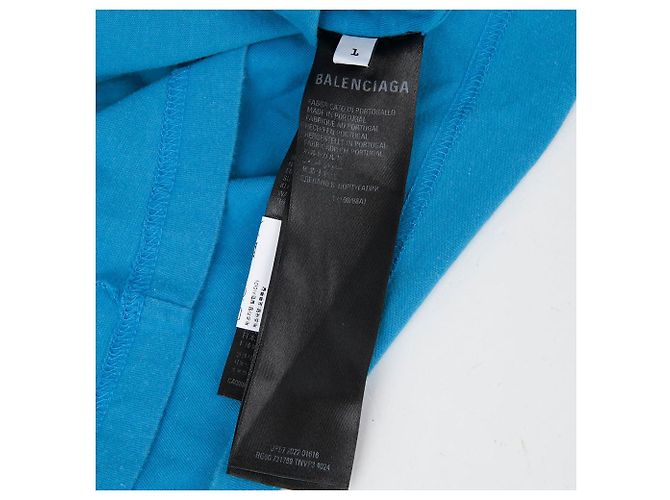 Balenciaga Oversized T-Shirt von Adidas Blau - Ansicht 8