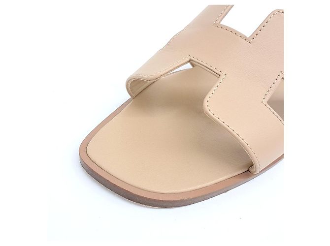 Pantofole Hermès Oran Marrone - vista 5