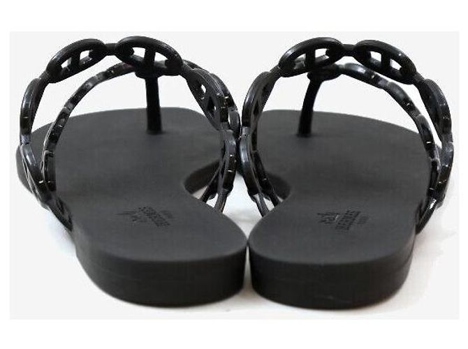 Hermès Sandali Jelly Island Neri Nero - vista 4