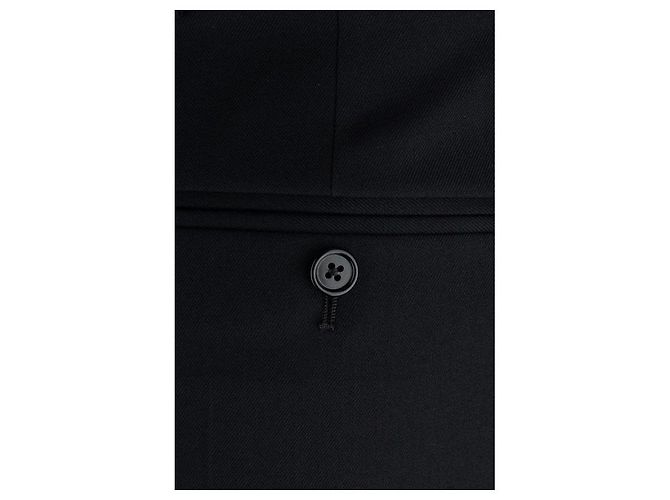 Céline Pantalones de gabardina de lana - vista 6