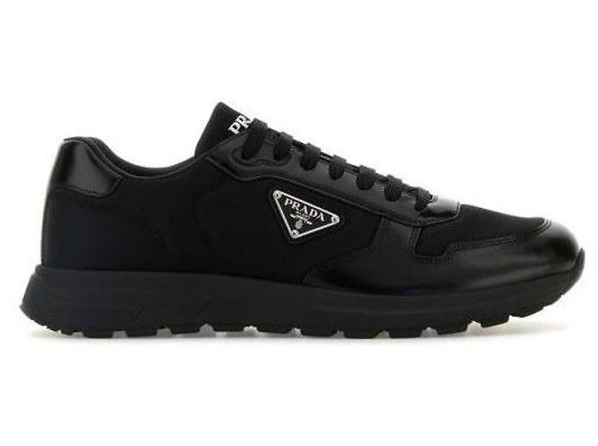 Prada Sneakers in Nylon e Pelle - vista 4