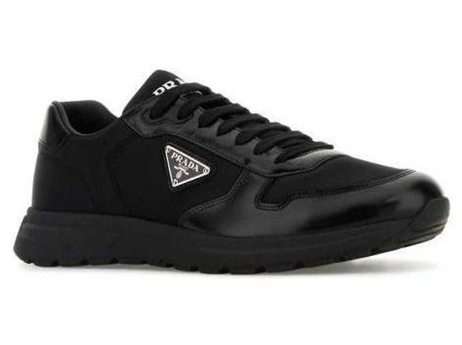 Prada Sneakers in Nylon e Pelle - vista 5