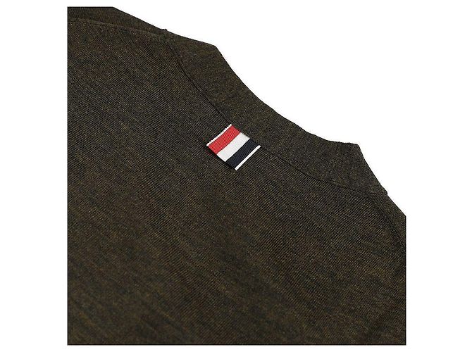 Thom Browne Merinowoll-Cardigan mit lockerer Passform Braun - Ansicht 6