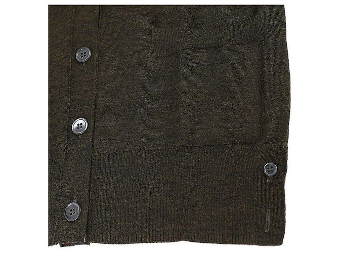 Thom Browne Merinowoll-Cardigan mit lockerer Passform Braun - Ansicht 9