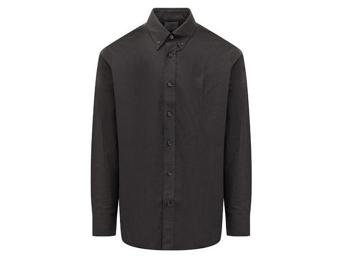 Givenchy Knopfdown-Hemd mit gesticktem Logo - Ansicht 4