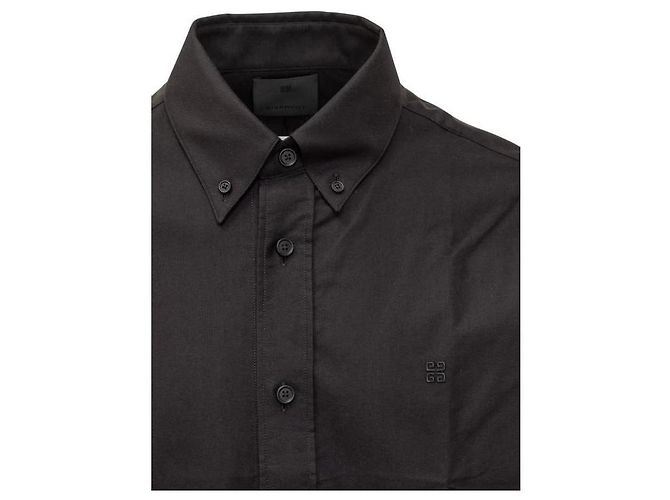 Givenchy Knopfdown-Hemd mit gesticktem Logo - Ansicht 7
