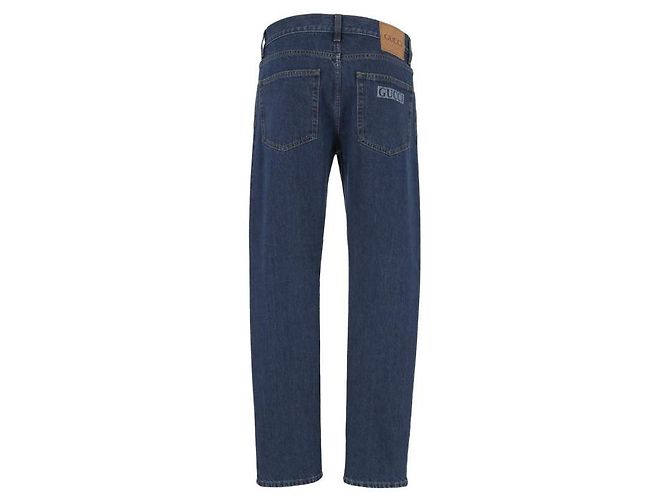 Gucci Pantaloni in denim svasati - vista 5