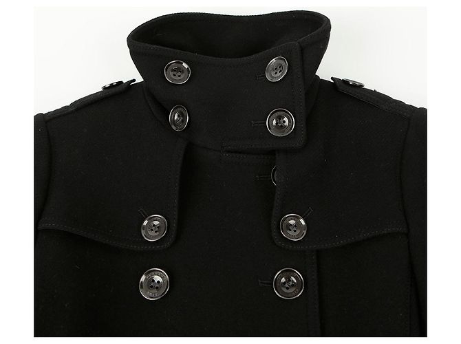 Burberry Abrigo Trench Doble Brit Talla Negro - vista 4