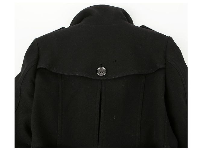 Burberry Abrigo Trench Doble Brit Talla Negro - vista 7