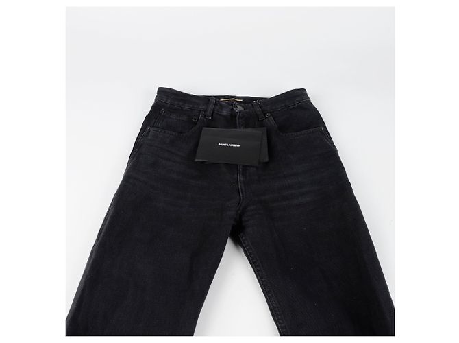 Saint Laurent Gerade Jeans Größe Schwarz - Ansicht 3