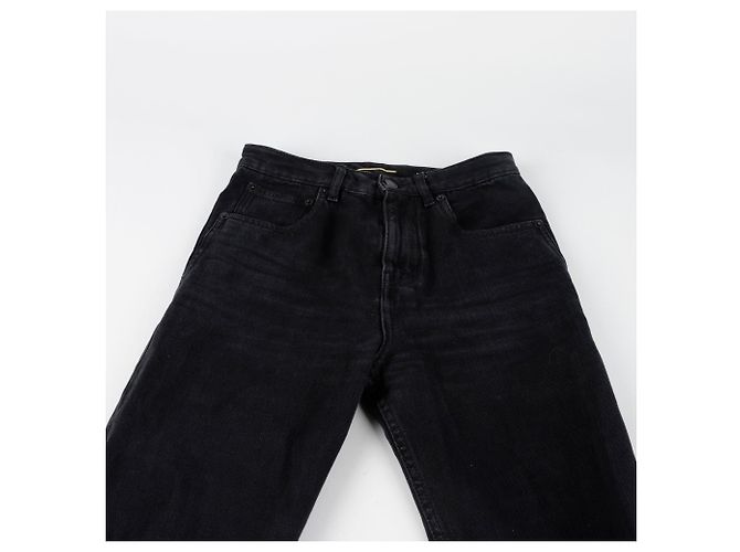 Saint Laurent Gerade Jeans Größe Schwarz - Ansicht 4