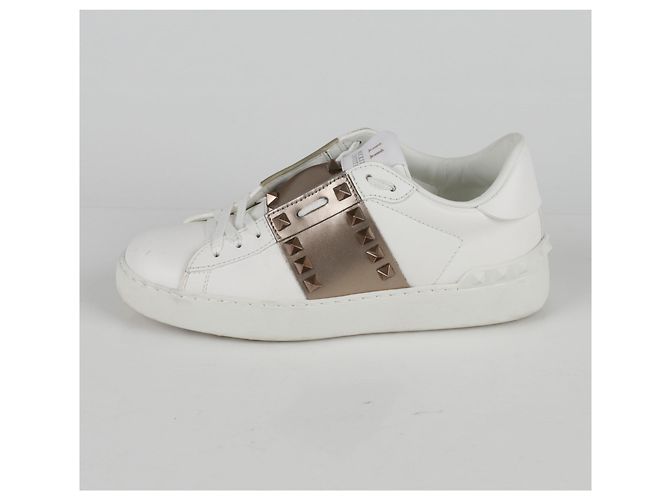 Valentino Baskets Rockstud Untitled Taille Blanc - vue 4