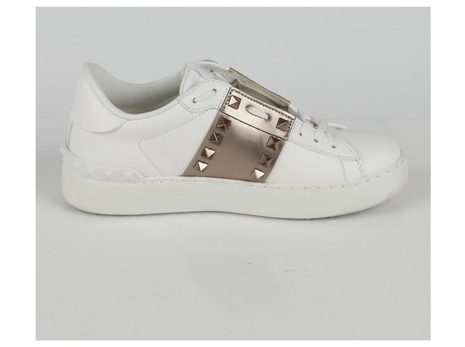 Valentino Baskets Rockstud Untitled Taille Blanc - vue 5
