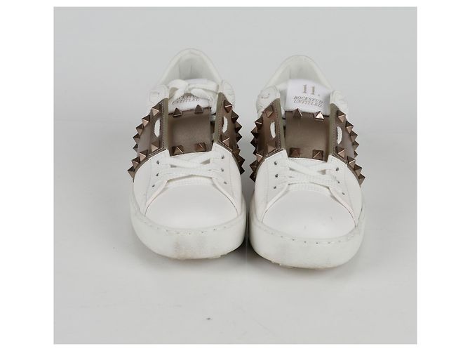 Valentino Baskets Rockstud Untitled Taille Blanc - vue 6