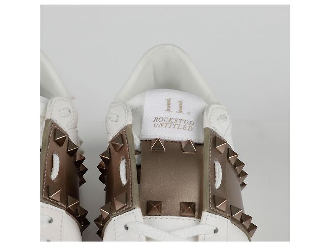 Valentino Baskets Rockstud Untitled Taille Blanc - vue 7