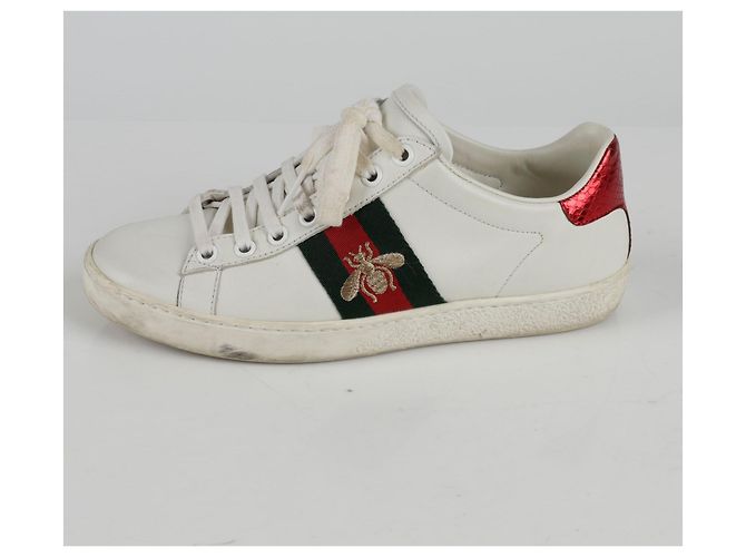 Gucci Ace Sneakers Bianco - vista 4