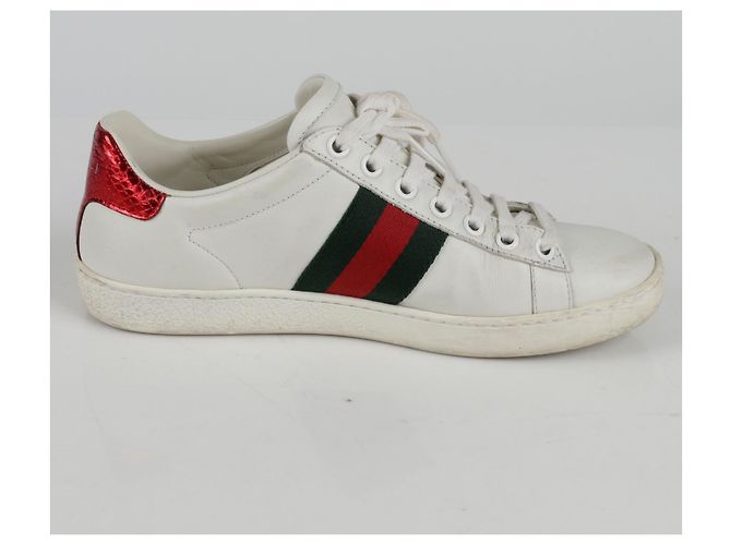 Gucci Ace Sneakers Bianco - vista 5