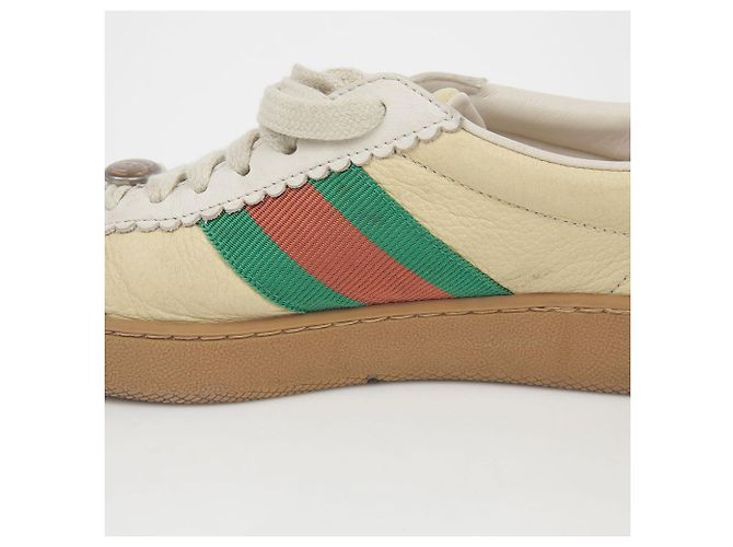 Gucci Sneakers GG Web Detail Giallo - vista 13