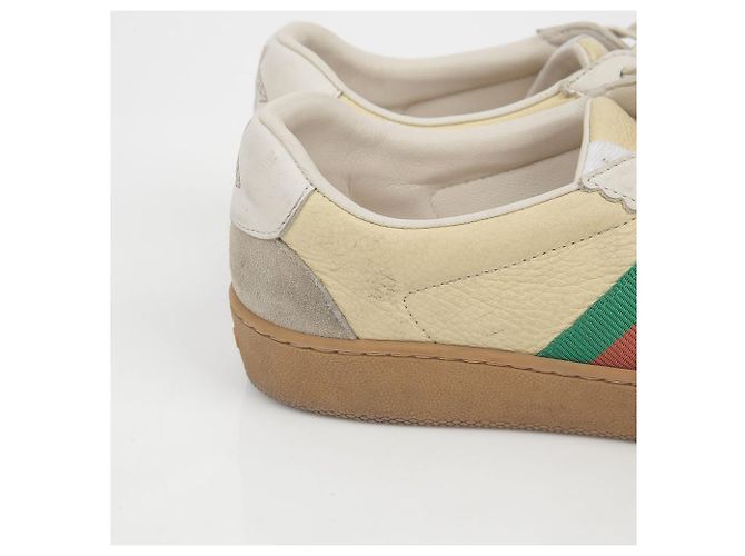 Gucci Sneakers GG Web Detail Giallo - vista 3