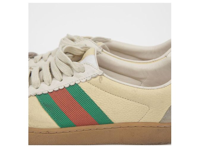 Gucci Sneakers GG Web Detail Giallo - vista 8
