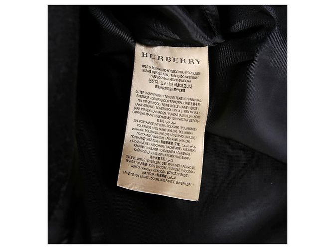 Burberry Abrigo Rushfield Talla Negro - vista 8
