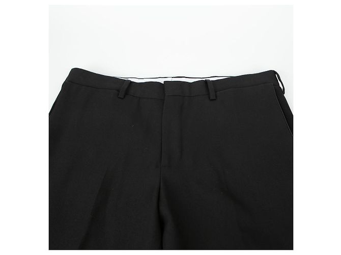 Burberry Pantaloni con Dettaglio in Raso Taglia Nero - vista 3