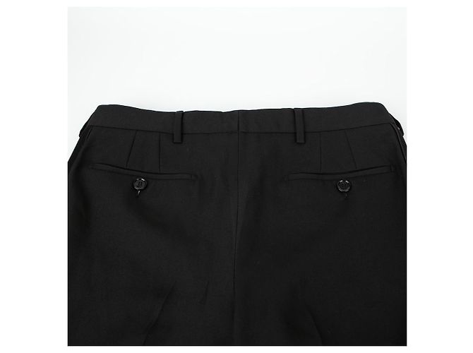 Burberry Pantaloni con Dettaglio in Raso Taglia Nero - vista 6
