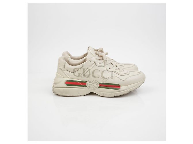 Gucci Sneakers Ryton Logo Vintage Taglia Bianco - vista 2