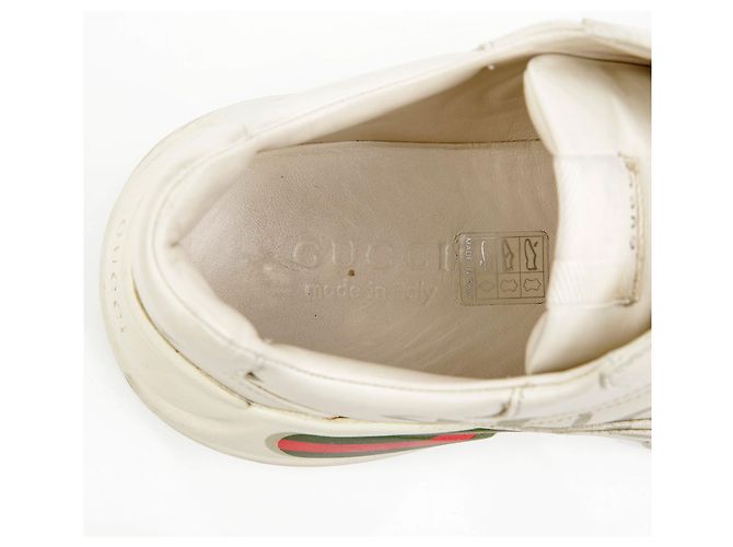 Gucci Sneakers Ryton Logo Vintage Taglia Bianco - vista 9