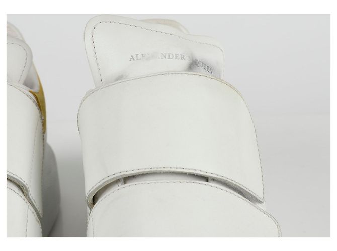 Alexander Mcqueen Sneakers Velcro Oversize Bianco - vista 7