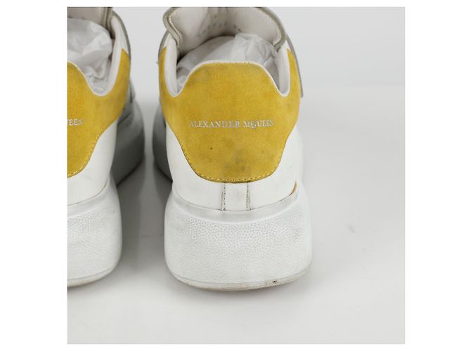 Alexander Mcqueen Sneakers Velcro Oversize Bianco - vista 9