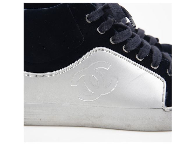 Chanel Sneakers alte Blu - vista 3