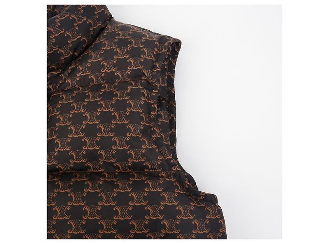 Céline Chaleco acolchado con monograma Tamaño Castaño - vista 5