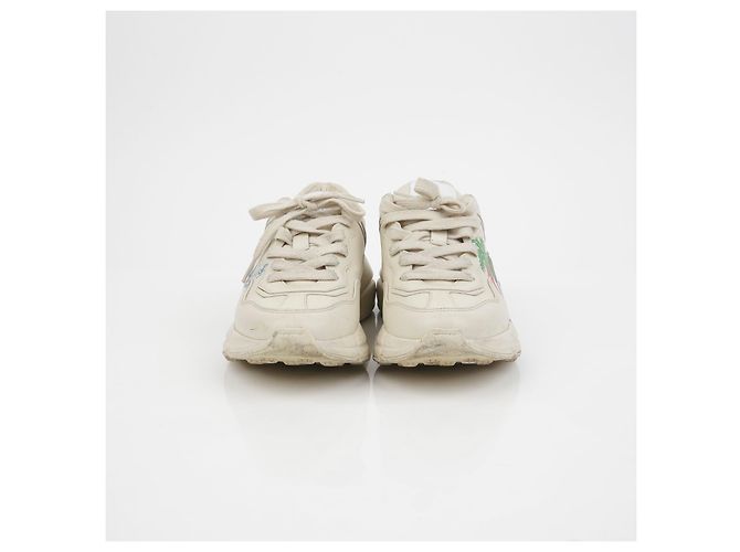 Gucci Sneakers Raiton Stampate Hawaii Bianco - vista 4