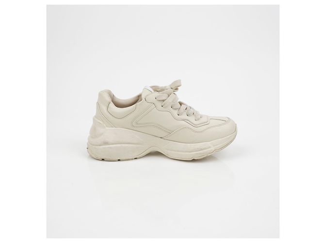 Gucci Sneakers Raiton Stampate Hawaii Bianco - vista 8