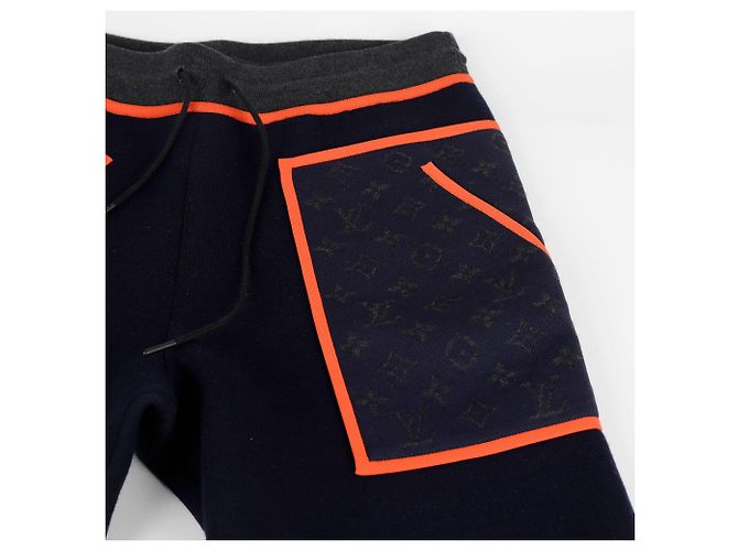 Louis Vuitton Jogginghosen mit lebhaftem Besatz Größe Blau - Ansicht 4