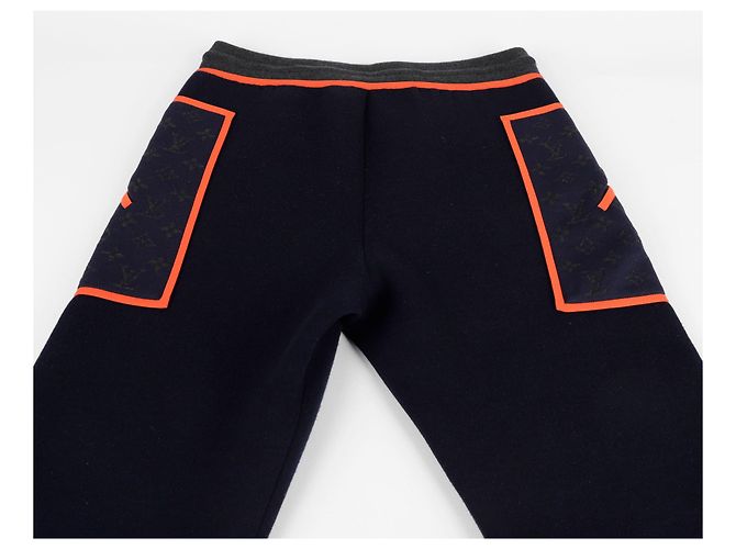 Louis Vuitton Jogginghosen mit lebhaftem Besatz Größe Blau - Ansicht 7