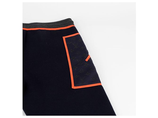 Louis Vuitton Jogginghosen mit lebhaftem Besatz Größe Blau - Ansicht 8