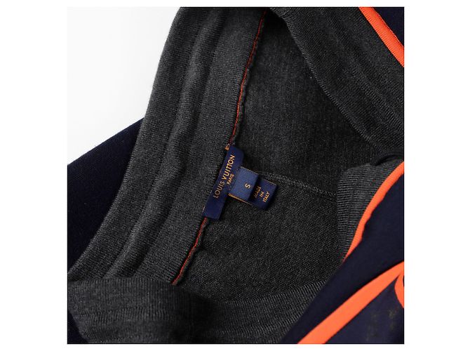 Louis Vuitton Jogginghosen mit lebhaftem Besatz Größe Blau - Ansicht 9
