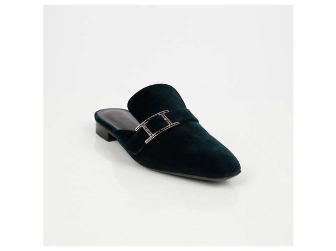 Hermès Taglia Beauty Mule Verde - vista 2