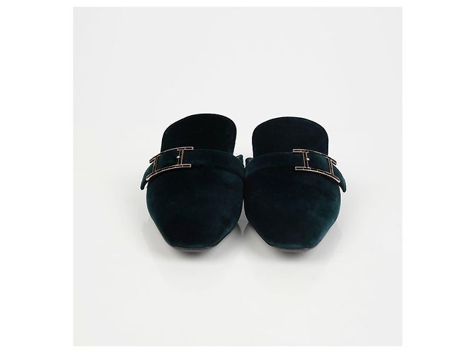 Hermès Taglia Beauty Mule Verde - vista 4