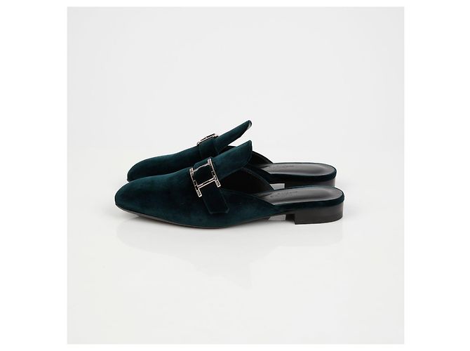 Hermès Taglia Beauty Mule Verde - vista 5