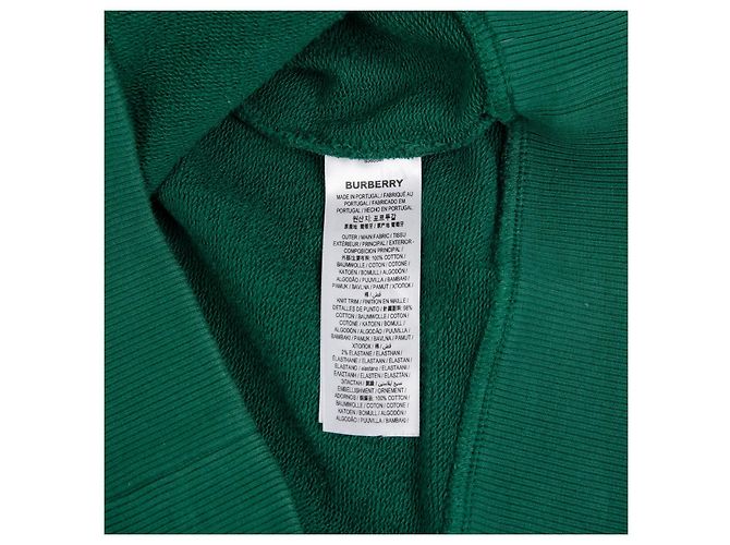 Burberry Hochschul Grafik Sweatshirt XXS Grün - Ansicht 12