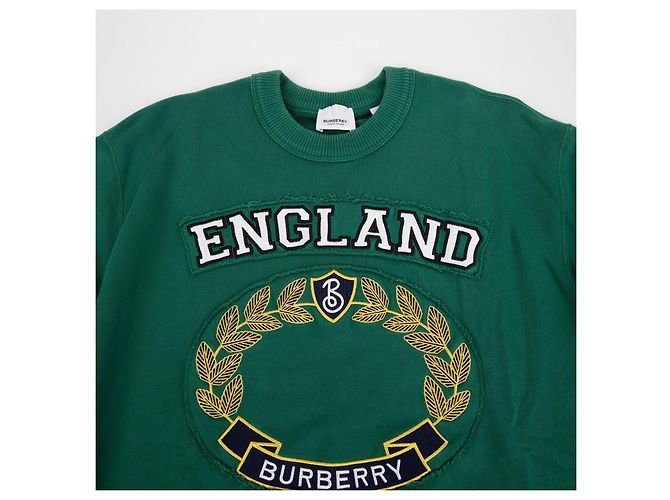 Burberry Hochschul Grafik Sweatshirt XXS Grün - Ansicht 3