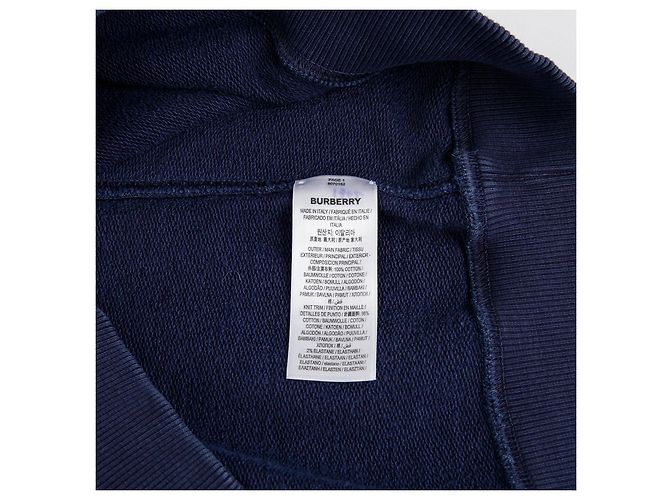 Burberry Größe des Grafik-Sweatshirts Blau - Ansicht 11