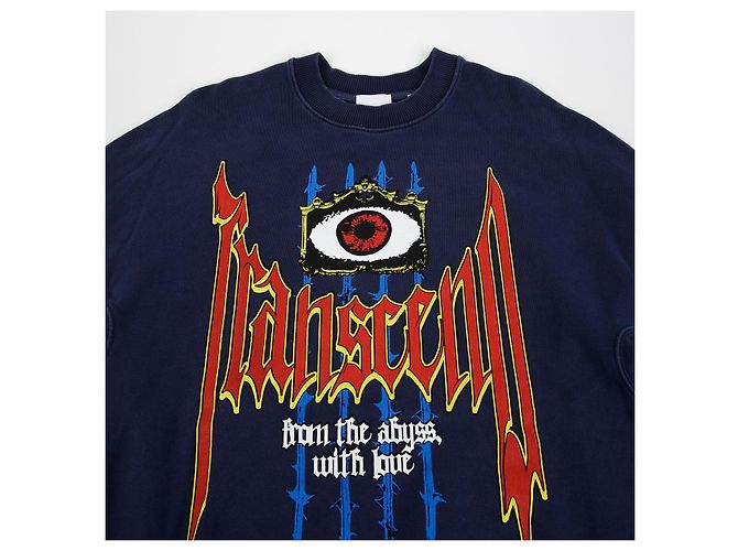 Burberry Größe des Grafik-Sweatshirts Blau - Ansicht 3
