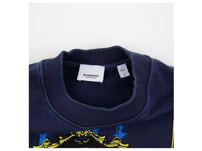 Burberry Größe des Grafik-Sweatshirts Blau - Ansicht 4
